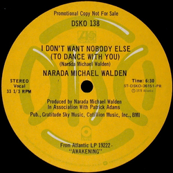 Narada Michael Walden I Don't Want Nobody Else (To Dance With You) Vinyl 12" USED
