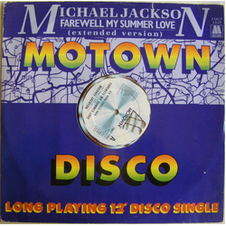 Michael Jackson Farewell My Summer Love / Call On Me Vinyl 12" USED