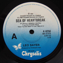 Leo Sayer Sea Of Heartbreak USED VINYL 7INCH SINGLE 45 RPM