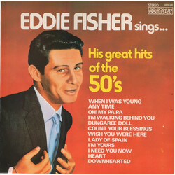 Eddie Fisher Eddie Fisher Sings... His Great Hits Of The 50's Vinyl LP USED