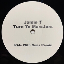Gorillaz / Jamie T Turn To Monsters (Kids With Guns Remix) USED VINYL 12INCH SINGLE SIDED WHITE LABEL PROMO