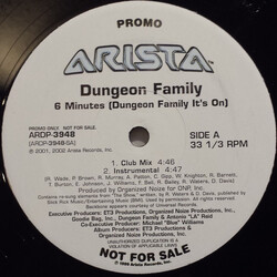 Dungeon Family 6 Minutes (Dungeon Family It's On) USED VINYL 12INCH 33 S RPM PROMO
