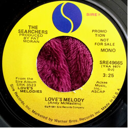 The Searchers Love's Melody USED VINYL 7INCH 45 RPM SINGLE PROMO STEREO MONO