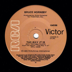 Bruce Hornsby The Way It Is USED VINYL 7INCH 45 RPM SINGLE