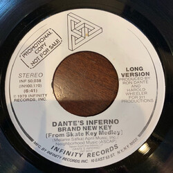 Dante's Inferno Brand New Key (From Skate Key Medley) USED VINYL 7INCH 45 RPM SINGLE PROMO