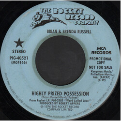Brian & Brenda Russell Highly Prized Possession USED VINYL 7INCH 45 RPM SINGLE PROMO