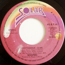 The Whispers Contagious USED VINYL 7INCH 45 RPM