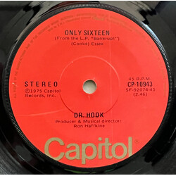 Dr. Hook Only Sixteen USED VINYL 7INCH 45 RPM SINGLE