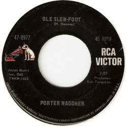 Porter Wagoner Ole Slew-Foot USED VINYL 7INCH 45 RPM SINGLE