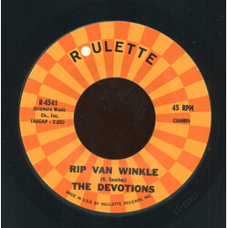 The Devotions Rip Van Winkle USED VINYL 7INCH 45 RPM SINGLE STYRENE
