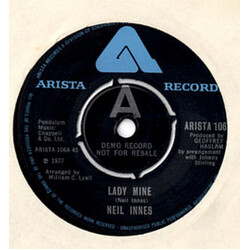Neil Innes Lady Mine USED VINYL 7INCH 45 RPM PROMO