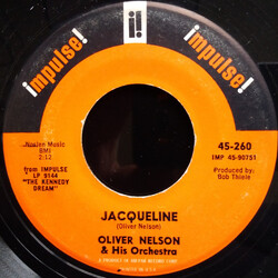 Oliver Nelson And His Orchestra Jacqueline USED VINYL 7INCH 45 RPM
