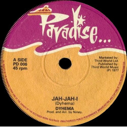 Dhaima Jah-Jah-I USED VINYL 7INCH 45 RPM