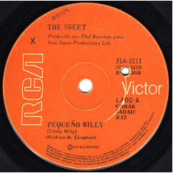 The Sweet Pequeño Willy = Little Willy USED VINYL 7INCH 33 S RPM SINGLE