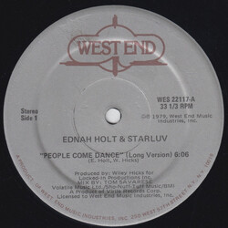 Ednah Holt / Starluv People Come Dance USED VINYL 12INCH 33 S RPM SINGLE STEREO