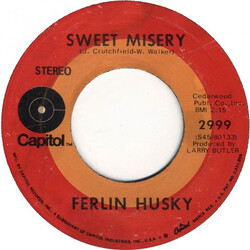 Ferlin Husky Sweet Misery / Because You're Mine USED VINYL 7INCH 45 RPM STEREO