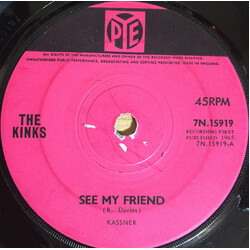The Kinks See My Friend USED VINYL 7INCH 45 RPM SINGLE