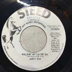 Andy Kim I Wish I Were / Walkin' My La De Da USED VINYL 7INCH 45 RPM PROMO STEREO