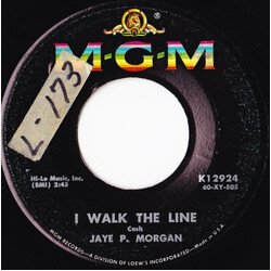 Jaye P. Morgan I Walk The Line / Wondering Where You Are USED VINYL 7INCH 45 RPM SINGLE