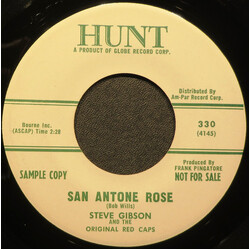 Steve Gibson's Red Caps San Antone Rose USED VINYL 7INCH 45 RPM PROMO