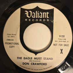 Don Crawford (3) The Eagle Must Stand / Do It Over Again USED VINYL 7INCH 45 RPM PROMO