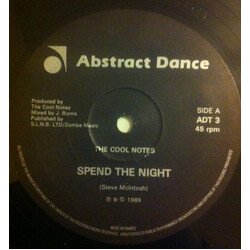 The Cool Notes Spend The Night USED VINYL 12INCH 45 RPM SINGLE