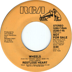 Restless Heart Wheels USED VINYL 7INCH 45 RPM SINGLE PROMO
