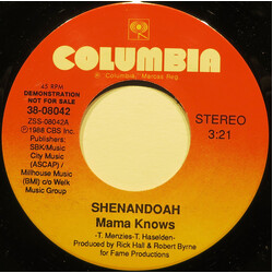 Shenandoah Mama Knows USED VINYL 7INCH 45 RPM PROMO