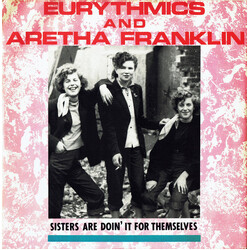 Eurythmics / Aretha Franklin Sisters Are Doin' It For Themselves USED VINYL 12INCH 45 RPM SINGLE STEREO
