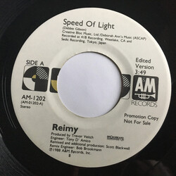 Reimy Speed Of Light USED VINYL 7INCH 45 RPM PROMO