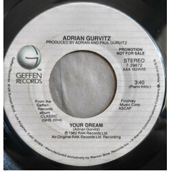 Adrian Gurvitz Your Dream USED VINYL 7INCH 45 RPM PROMO