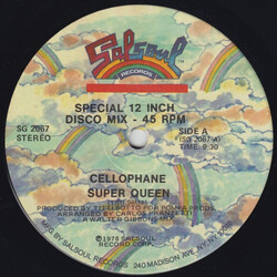Cellophane (2) Super Queen USED VINYL 12INCH 45 RPM SINGLE STEREO