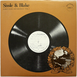 Sissle & Blake Early Recordings Vol.2 Vinyl LP USED