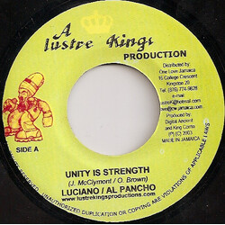 Luciano (2) / Al Pancho / Natty King Unity Is Strength / See The Wicked Run USED VINYL 7INCH 45 RPM