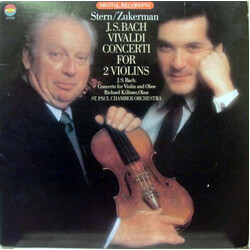 Johann Sebastian Bach / Antonio Vivaldi / Isaac Stern / Pinchas Zukerman / The Saint Paul Chamber Orchestra Concerti For 2 Violins Vinyl LP USED