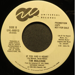 Tim Malchak If You Had A Heart USED VINYL 7INCH 45 RPM PROMO