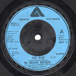 The Brecker Brothers East River Vinyl 7" USED
