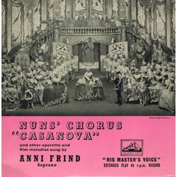 Anni Frind Nuns' Chorus "Casanova" And Other Operette And Film Melodies USED VINYL 7INCH EP 45 RPM