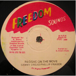 Sammy Dread / Phillip Fraser Reggae On The Move USED VINYL 12INCH 45 RPM