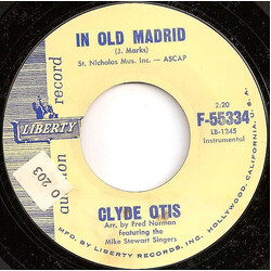 Clyde Otis In Old Madrid / Poinciana USED VINYL 7INCH 45 RPM PROMO