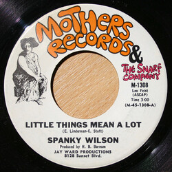 Spanky Wilson Little Things Mean A Lot / If I Could USED VINYL 7INCH 45 RPM