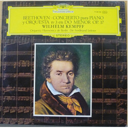 Ludwig Van Beethoven / Wilhelm Kempff / Berliner Philharmoniker / Ferdinand Leitner Concierto Para Piano Y Orquesta Nº 3 En Do Menor Op. 37 Vinyl LP U