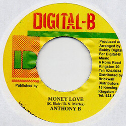 Anthony B Money Love USED VINYL 7INCH 45 RPM