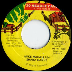 Shabba Ranks Mike Macallum USED VINYL 7INCH 45 RPM