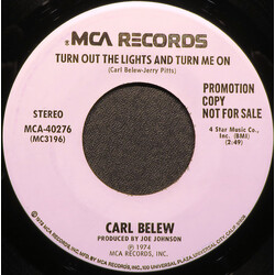 Carl Belew Welcome Back To My World USED VINYL 7INCH 45 RPM PROMO STEREO