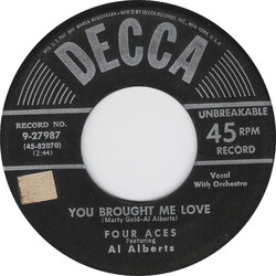 The Four Aces You Brought Me Love Vinyl USED