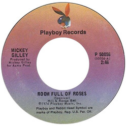 Mickey Gilley Room Full Of Roses USED VINYL 7INCH 45 RPM SINGLE STYRENE
