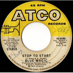 Blue Magic Stop To Start USED VINYL 7INCH 45 RPM