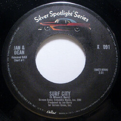 Jan & Dean Surf City / Ride The Wild Surf USED VINYL 7INCH SINGLE 45 RPM REISSUE