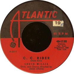Chuck Willis C. C. Rider Vinyl 7" USED